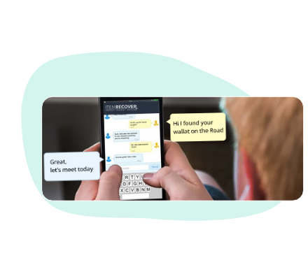 You get contacted and recover your item